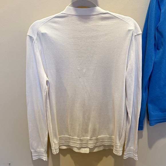 Tory Burch (2) Blue and White Cardigan Set - Picture 8 of 9